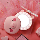 Mini Espelho LED e Ventilador - Piggy Beauty - Kabana Prime