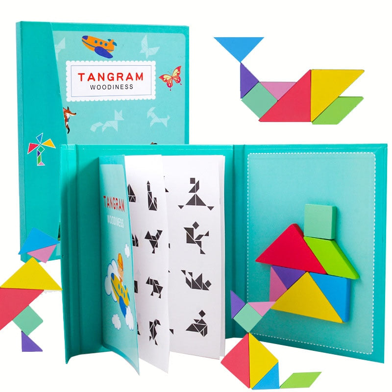 Livro Tangram Magnetic 3D™